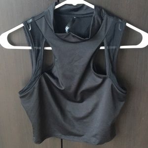 Black crop top